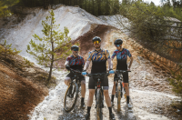 Dres FORCE LIFE kratki rukav, crna-plava-narandžasta L