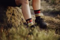 Čarape FORCE STRIPE duže, crno S-M/36-41