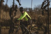 Jakna FORCE FROST softshell zimska, fluo-crna S