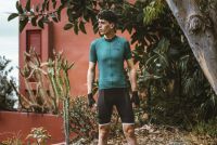 Dres FORCE PURE kratki rukav, petrol plava XS