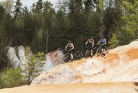 Dres FORCE LIFE kratki rukav, crno-petrol-crveno M