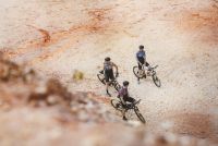 Dres FORCE LIFE kratki rukav, crna-plava-roze XL