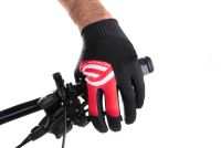 Rukavice FORCE MTB POWER, crno-crvene S