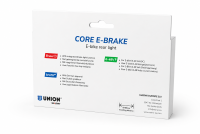 ZADNJE SVETLO UNION® ZA E-BIKE Core E-brake, na kartici