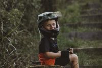 KACIGA FORCE DROP downhill, zeleno - crna XS-S