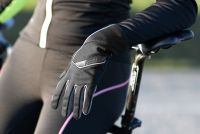 Rukavice F GALE softshell, zimske, CRNE XL