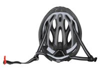 Kaciga FORCE BULL HUE, crno-siva S-M