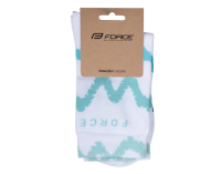 Čarape FORCE ENDURE, belo-plave S-M/36-41