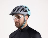 KACIGA FORCE CORELLA MTB sivo-tirkizna L/XL