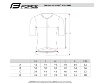 Dres FORCE LIMIT kratki rukav, plava, L