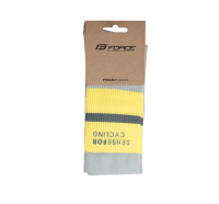 Čarape FORCE STRIPE duže, sive S-M/36-41