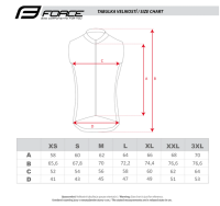 Prsluk FORCE WINDPRO, windstopper, narandžasta L