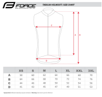 Prsluk FORCE VISION, windstopper, fluo M