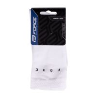 Čarape FORCE SNAP SPORT, bele S-M/36-41