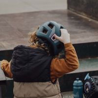 Kaciga FORCE ZEBU sa svetlom, zelena L-XL