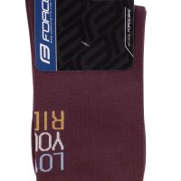 Čarape FORCE LOVE YOUR RIDE, bordo L-XL/42-46