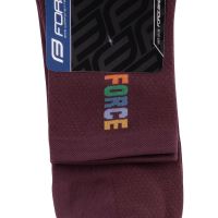 Čarape FORCE COLOUR kraće, bordo L-XL/42-46