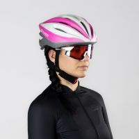 Kaciga FORCE TERY, bela-roze L - XL