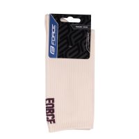 Čarape FORCE LONGER SLIM, bež S-M/36-41