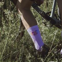 Čarape FORCE IN HEART duže, ljubičaste L-XL/42-46