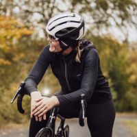 Prsluk FORCE VISION, windstopper, crni L