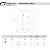 Dres FORCE PURE kratki rukav, crvena XS