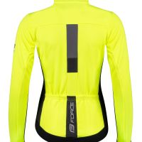 Jakna FORCE FROST softshell zimska, fluo-crna S