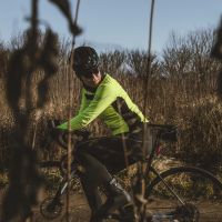 Jakna FORCE FROST softshell zimska, fluo-crna S