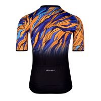 Dres FORCE LIFE kratki rukav, crna-plava-narandžasta L