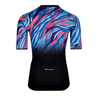 Dres FORCE LIFE kratki rukav, crna-plava-roze S