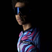 Dres FORCE LIFE kratki rukav, crna-plava-roze S