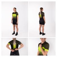 Dres FORCE ASCENT UNI kratki rukav, zeleno-fluo XL