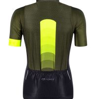 Dres FORCE ASCENT UNI kratki rukav, zeleno-fluo M