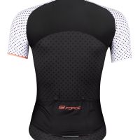 Dres FORCE POINTS  kratki rukav, crna-bela XS