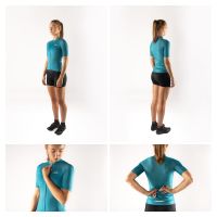 Dres FORCE PURE  kratki rukav, petrol plava L