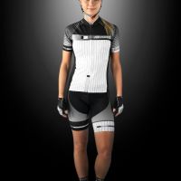 Dres FORCE DASH kratki rukav, crna-bela XS