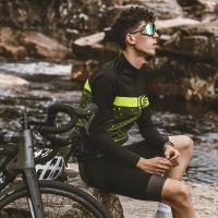 Prolećni dres FORCE SPRAY dugi rukav, army-fluo S