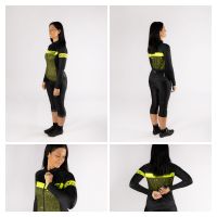Prolećni dres FORCE SPRAY  dugi rukav, army-fluo S