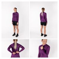 Prolećni dres FORCE PURE dugi rukav, ljubičasta S