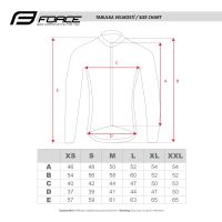 Dres FORCE CHARM dugi rukav, svetlo plava XL