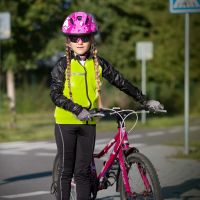 Zimske biciklističke FORCE REFLEX LINE KID sa uloškom,crna 141-153 cm