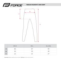 DONJI AKTIVNI VEŠ FORCE FROST, crna XS-S