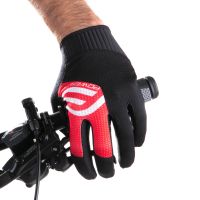 Rukavice FORCE MTB POWER, crno-crvene L