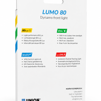 PREDNJE SVETLO UNION® dinamo Lumo 80, na kartici