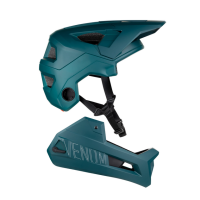 KACIGA FORCE VENOM downhill 2 u 1, petrolej S-M