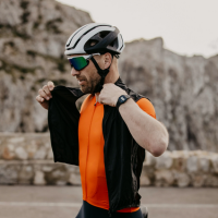 Prsluk FORCE WIND, tanki, mrežasta leđa, crna XL