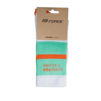Čarape FORCE STRIPE duže, bele S-M/36-41