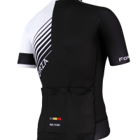 Dečiji biciklistički dres katkog rukava PRO White - FORZA KIDS,8godina