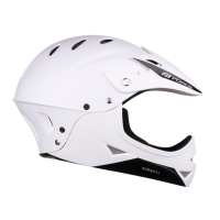 KACIGA FORCE downhill junior, mat bela S-M