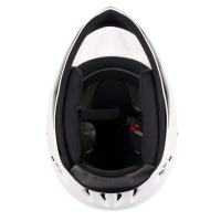KACIGA FORCE downhill junior, mat bela S-M